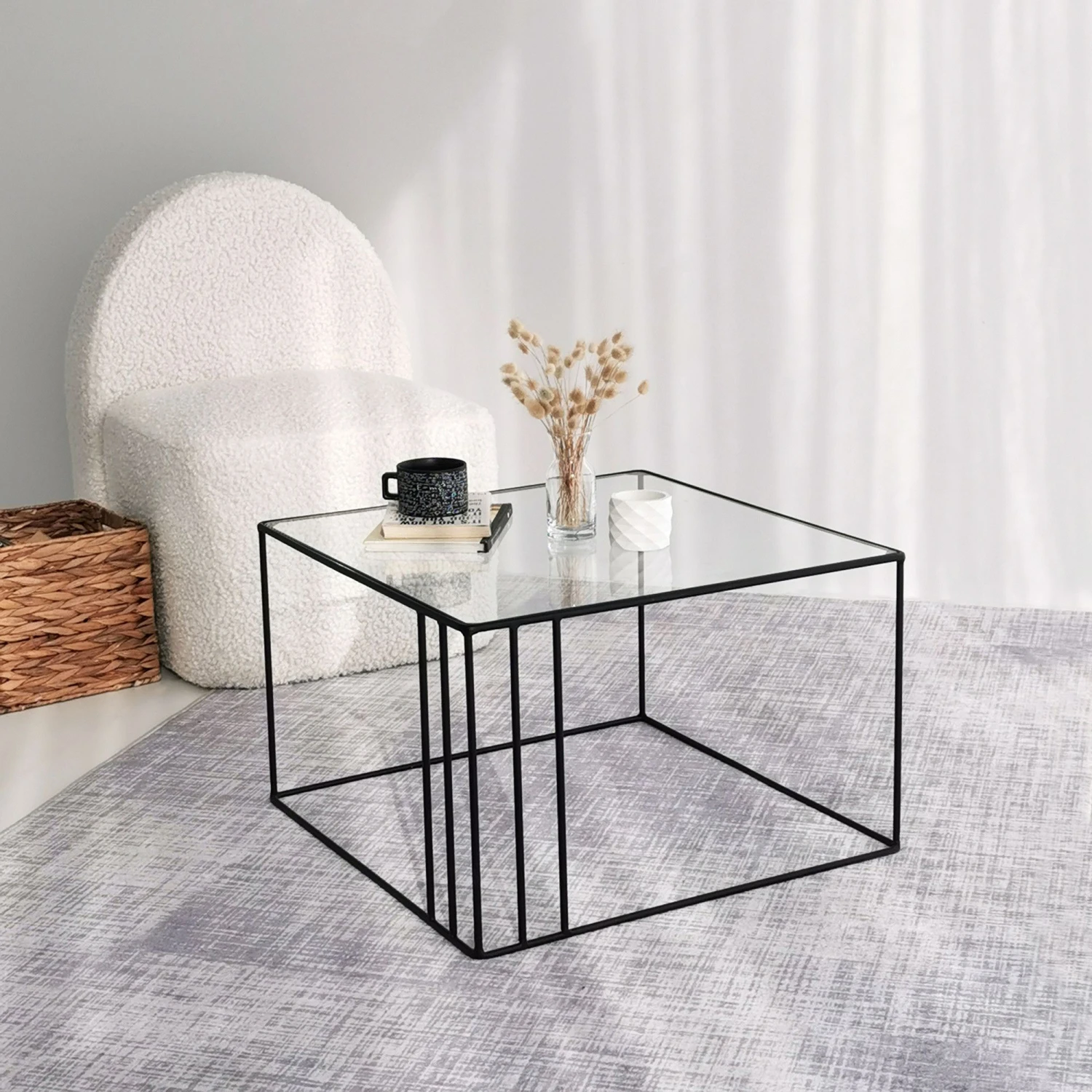 Locelso Salontafel | 100% Gehard Glas | Zwart 1 Locelso Salontafel | 100% Gehard Glas | Zwart