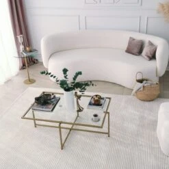 Locelso Salontafel | Gehard Glas | Metalen Poten | Goud 16 Locelso Salontafel | Gehard Glas | Metalen Poten | Goud -Emob 552NOS1431 20 206 611f