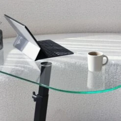 Locelso Salontafel | 100% Gehard Glas | Metalen Frame En Poten | Verstelbare Poot | Zwart 14 Locelso Salontafel | 100% Gehard Glas | Metalen Frame En Poten | Verstelbare Poot | Zwart -Emob 552NOS1449 20 203 0bb3