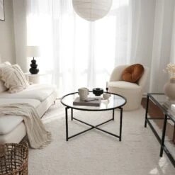 Locelso Salontafel | 100% Gehard Glas | Mat Zwart -Emob 552NOS2220 20 203 a40d