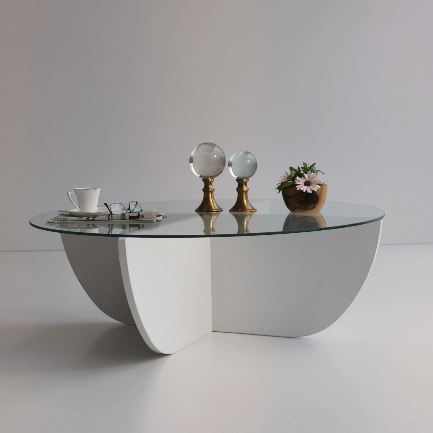 Locelso Salontafel | 100% Gehard Glas | 100% Gemelamineerd Frame 6 Locelso Salontafel | 100% Gehard Glas | 100% Gemelamineerd Frame - Afbeelding 6