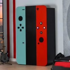 Kledingkast GamingKids - Rood/blauw