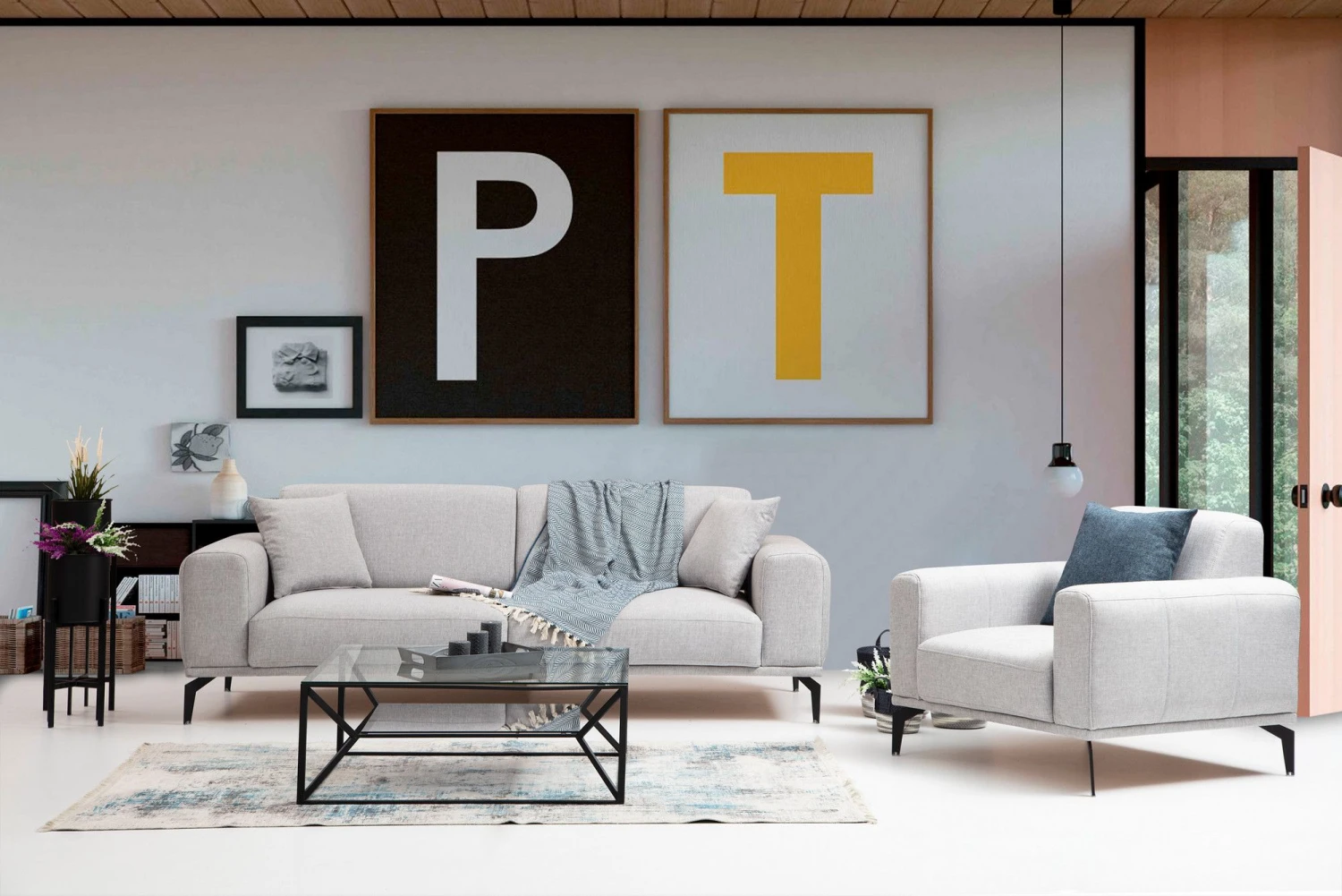 Wing Chair | Modern En Stijlvol | Licht Grijs | Beukenhouten Frame 6 Wing Chair | Modern En Stijlvol | Licht Grijs | Beukenhouten Frame - Afbeelding 6