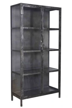 Vitrinekast Raft Metal 11 Vitrinekast Raft Metal -Emob 5863 44G 6 6379