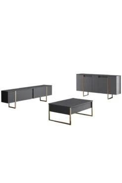 Woody Nachtkastje | 100% Melamine | Metalen Poten | 160x35x80 Cm | Notelaar Goud 12 Woody Nachtkastje | 100% Melamine | Metalen Poten | 160x35x80 Cm | Notelaar Goud -Emob 618BLY1178 20 208 b3ab