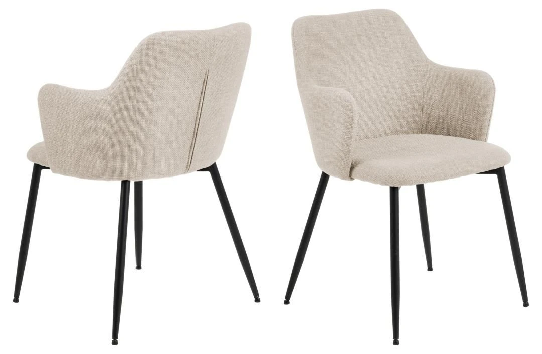 Armstoel Ilsa - Beige 9 Armstoel Ilsa - Beige - Afbeelding 9