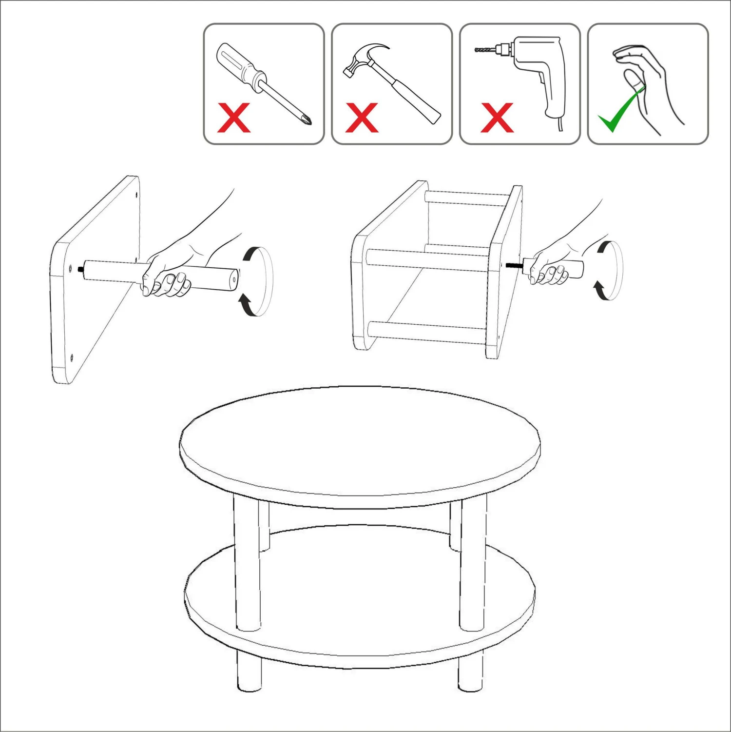Dora Salontafel | 100% Melamine Gecoat | Atlantic Pine 3 Dora Salontafel | 100% Melamine Gecoat | Atlantic Pine - Afbeelding 3