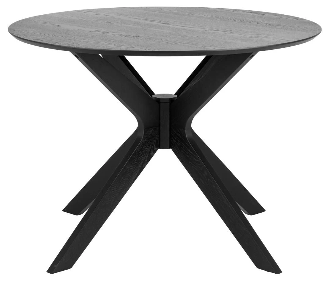 Eettafel Laurence ø105cm - Zwart 4 Eettafel Laurence ø105cm - Zwart - Afbeelding 4
