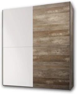 Kledingkast Petrus 170cm Met 2 Schuifdeuren - Wit/drijfhout 8 Kledingkast Petrus 170cm Met 2 Schuifdeuren - Wit/drijfhout -Emob 7147B9sZT4L. AC SL1500 27c2