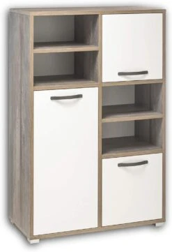 Commode Petrus 96cm Met 3 Deuren - Wit/drijfhout 6 Commode Petrus 96cm Met 3 Deuren - Wit/drijfhout -Emob 71BykIcrFXL. AC SL1500 fe09