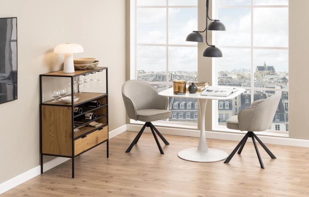 Eettafel Mare 90x90 Cm Met Afgeronde Hoeken - Wit 1 Eettafel Mare 90x90 Cm Met Afgeronde Hoeken - Wit