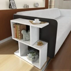 Bijzettafel Art | 50 X 55 Cm | Gemelamineerd Hout