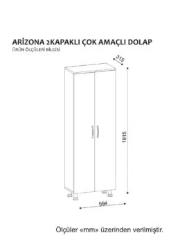 Wooden Art Badkamerkast | 100% Gemelamineerd Spaanplaathout | 31,50 X 59,40 X 161,50 Cm | Wit -Emob 731WAT3909 20 206 53a3