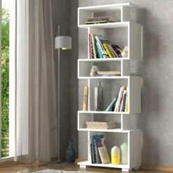 Boekenrek Canaz 6 Niveaus - Wit