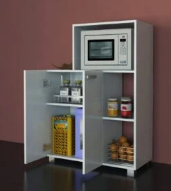 Woody Fashion Keukenkastje - 90x42x123 Cm - Wit -Emob 745DCD3906 20 202 6537