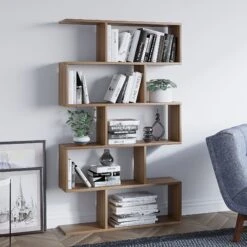 Elegance Boekenplank | 100% Melamine | 18mm Dik | Notenhout | Wandbevestiging 6 Elegance Boekenplank | 100% Melamine | 18mm Dik | Notenhout | Wandbevestiging -Emob 746JUG3604 20 202 f978