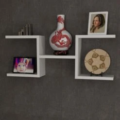 Furny Home Wandplank | 18mm Dik | 75x28cm | Wit