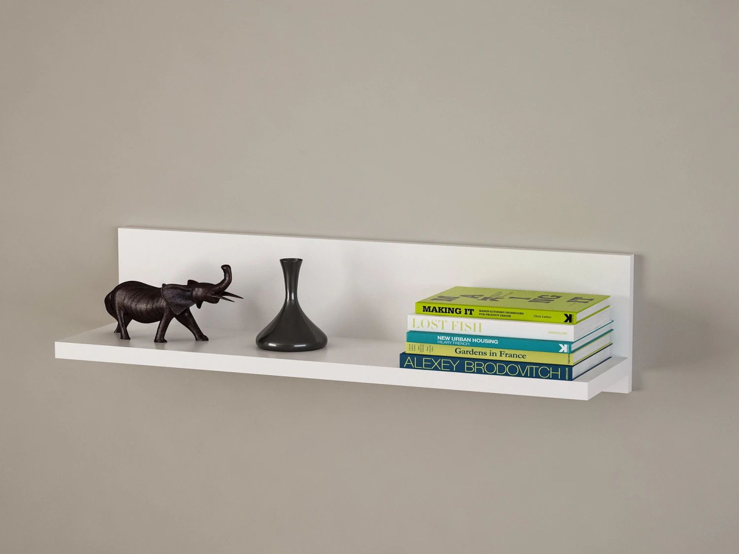 Furny Home 18mm Wandplank | 60 Cm X 14 | Wit 1 Furny Home 18mm Wandplank | 60 Cm X 14 | Wit