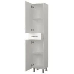 Furny Home Badkamermeubel | 100% Melaminegecoat Met Spaanplaathout Van 18 Mm Dik | 31,30 X 35 X 179 Cm | Wit -Emob 756FRN3912 20 205 9fe2