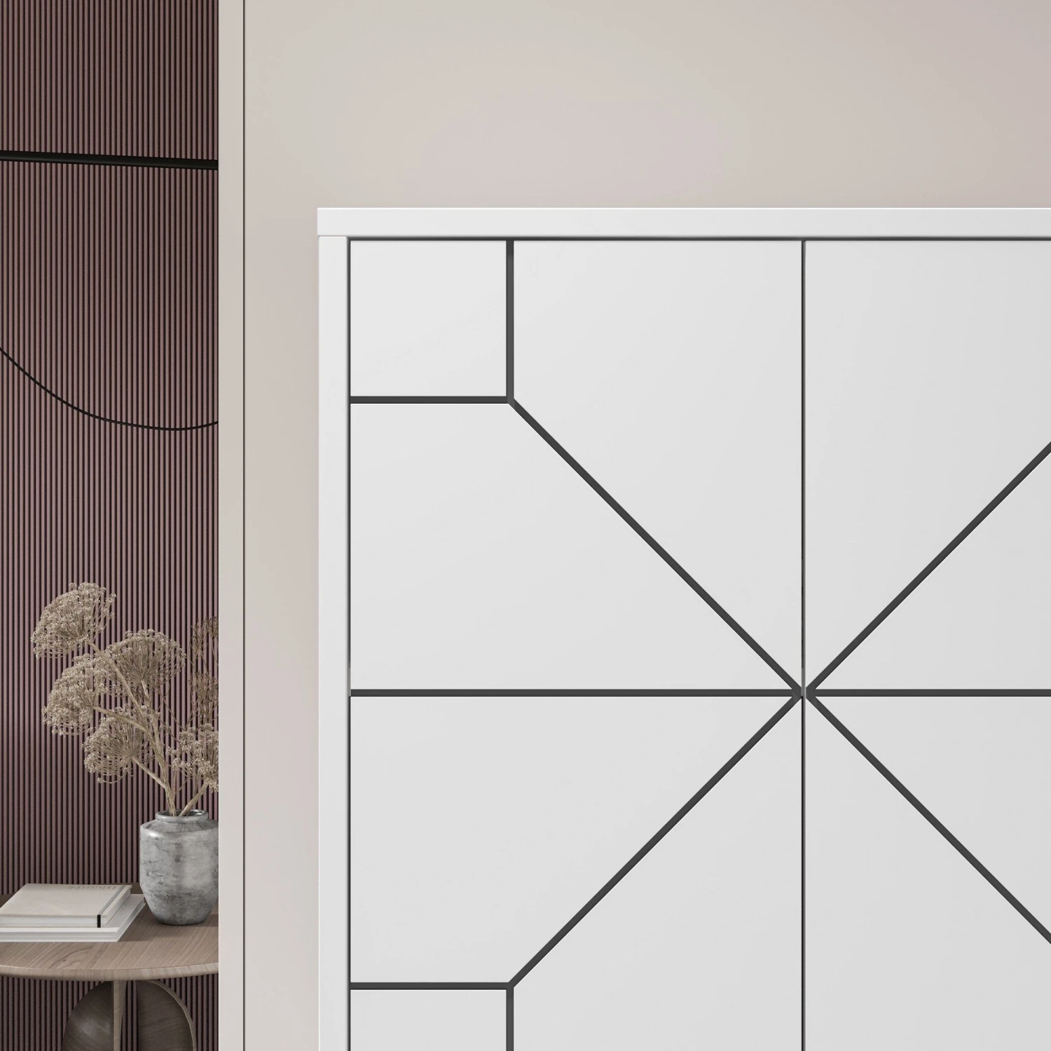 Woody Fashion Multifunctionele Kast | 100% Melaminegecoat Met Spaanplaathout Van 18 Mm Dik | 35 X 62 X 136 Cm | Kleur: Wit 2 Woody Fashion Multifunctionele Kast | 100% Melaminegecoat Met Spaanplaathout Van 18 Mm Dik | 35 X 62 X 136 Cm | Kleur: Wit - Afbeelding 2