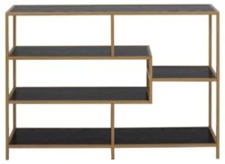 Rek Dover 114cm 3 Legplanken - Goud/zwart -Emob 7E98F690 2F11 44BD AF05 B1CBABEA9D80 d9ce