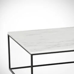 Elegante Melamine Salontafel: Wit/Zwart -Emob 801CMY2853 20 204 b1be
