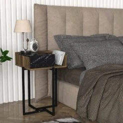 Tera Home Bijzettafel - 18mm Dikte | Metalen Frame | 44" Breedte | Notenhout 13 Tera Home Bijzettafel - 18mm Dikte | Metalen Frame | 44" Breedte | Notenhout -Emob 804TRH2834 20 202 4fd5