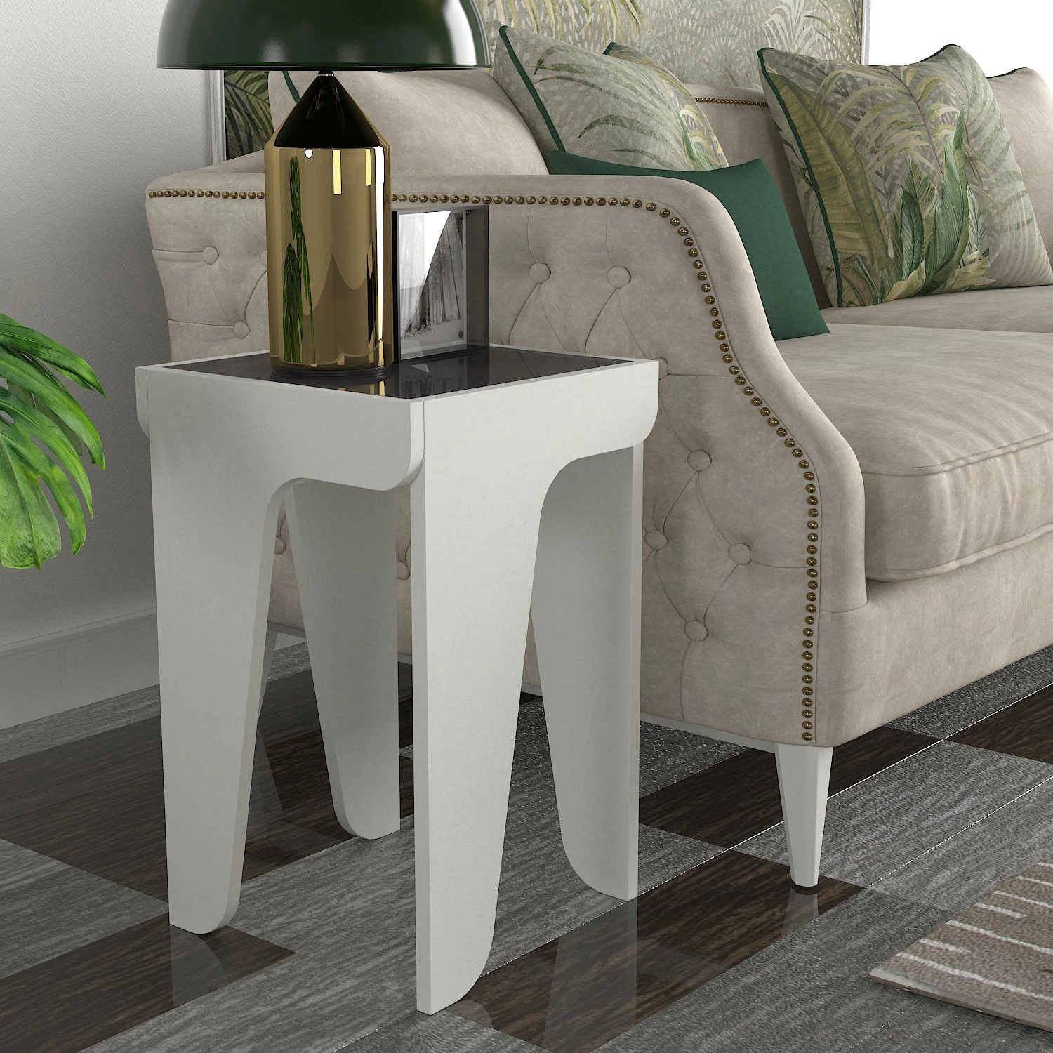 Tera Home Bijzettafel | 100% Melamine | 18mm Dikte | Wit 1 Tera Home Bijzettafel | 100% Melamine | 18mm Dikte | Wit