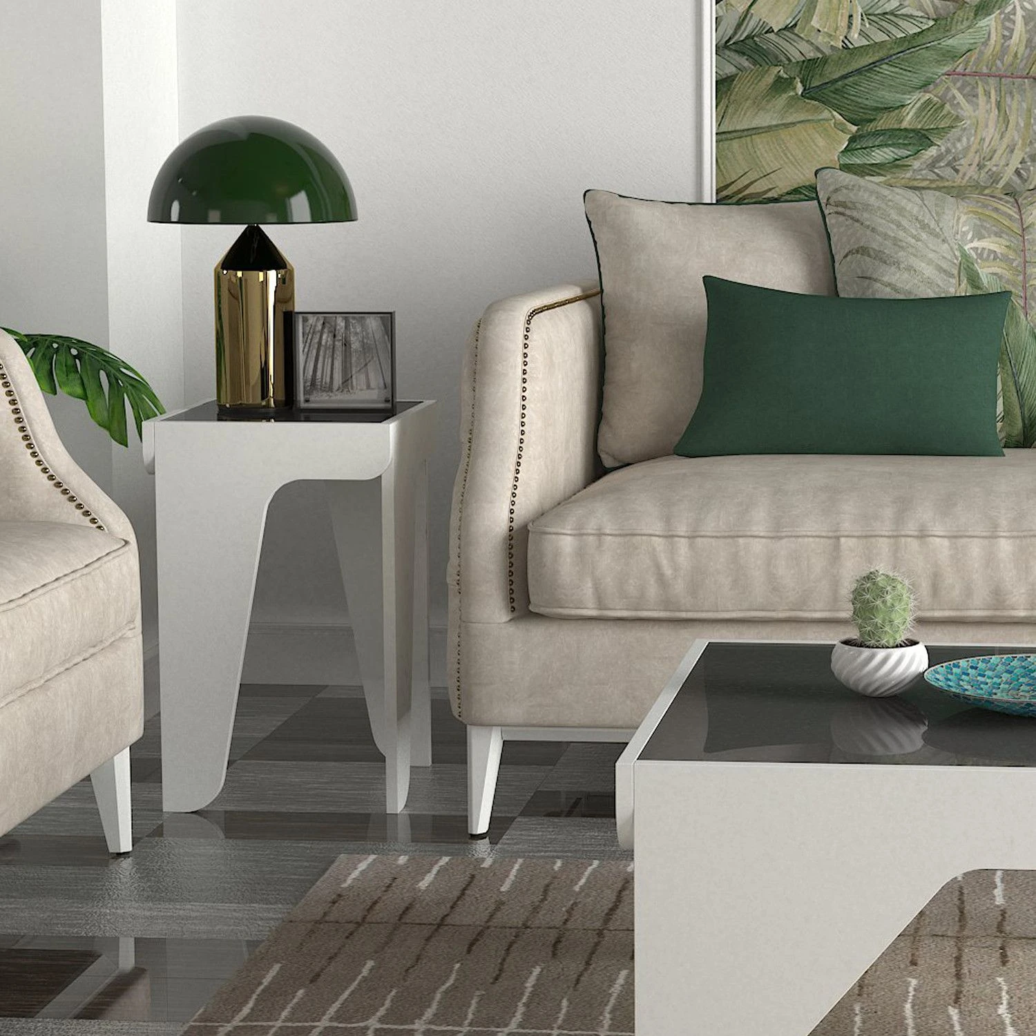 Tera Home Bijzettafel | 100% Melamine | 18mm Dikte | Wit 6 Tera Home Bijzettafel | 100% Melamine | 18mm Dikte | Wit - Afbeelding 6