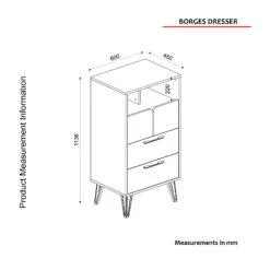 Dressoir Tera Home | 60 X 45 X 113 Cm | Grey Anthracite Walnut -Emob 804TRH3538 20 207 a244