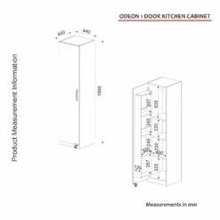 Tera Home Badkamermeubel | Multifunctioneel 1-deurs | Wit -Emob 804TRH4901 20 209 25b8