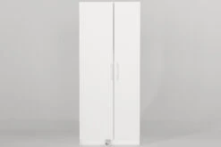 Tera Home Badkamerkast | Multifunctioneel Met 2 Deuren | Extra Opslag | 44 X 75 X 180 Cm | Wit -Emob 804TRH4902 20 207 0155