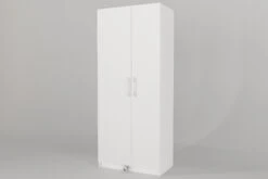 Tera Home Badkamerkast | Multifunctioneel Met 2 Deuren | Extra Opslag | 44 X 75 X 180 Cm | Wit -Emob 804TRH4902 5 6867