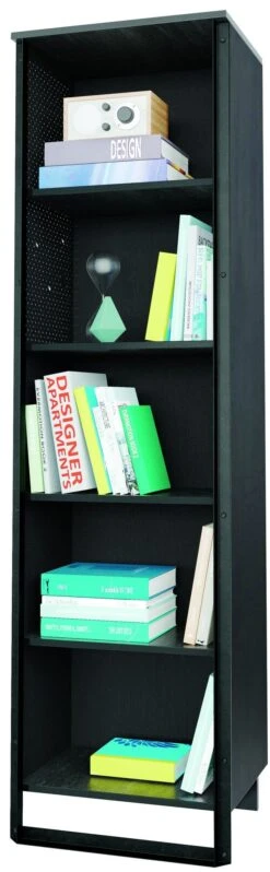 Boekenplank | 100% Melamine Gecoat Spaanplaat - 18mm Dikte | Dark Metal Series, Multicolor -Emob 813CLK3604 20 202 69f2