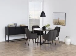 Eettafel Amanda Ø110 - Bruin Marmer/zwart 20 Eettafel Amanda Ø110 - Bruin Marmer/zwart -Emob 81C5CF5B A546 4A84 9354 94FDE7477E01 7acb