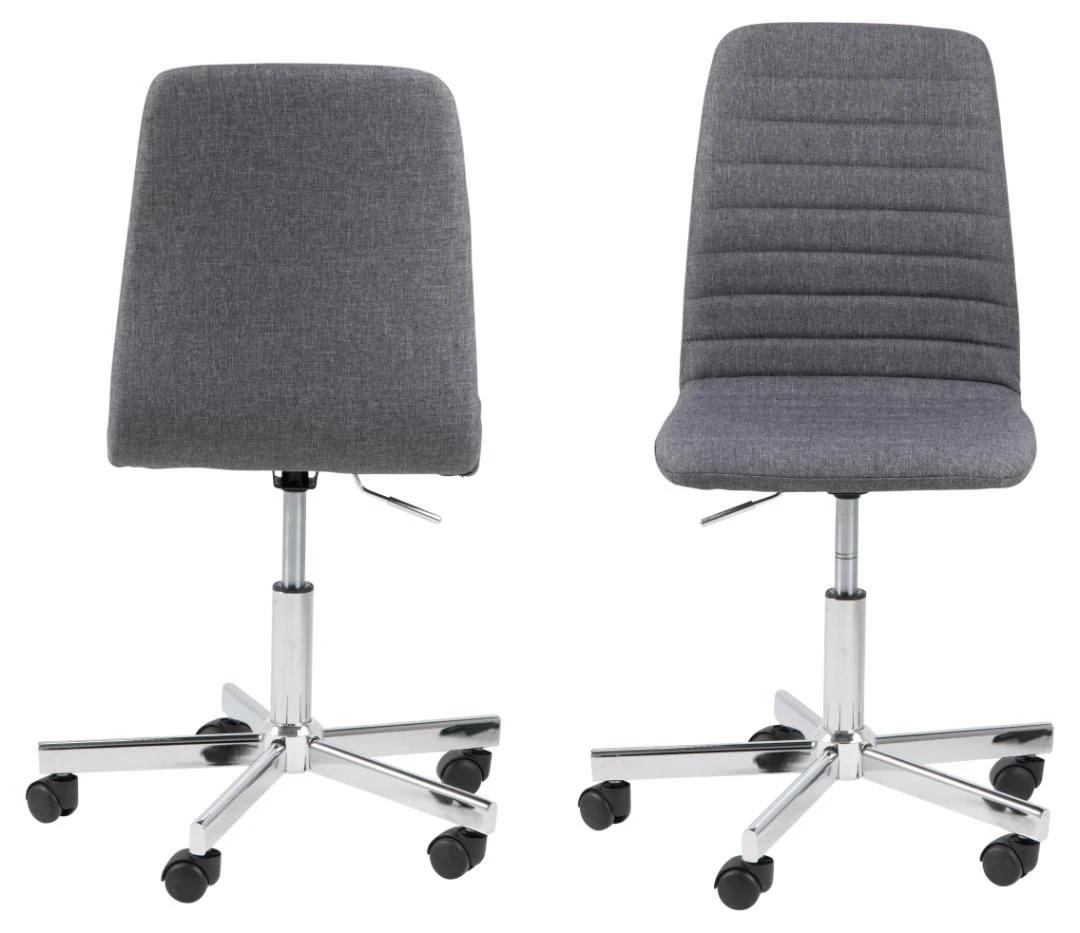 Bureaustoel Almonda - Grijs 6 Bureaustoel Almonda - Grijs - Afbeelding 6