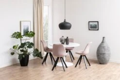 Eettafel Tarro ø110cm - Wit -Emob 83AB5A7C DFD6 4711 BD2A 7ED8B2DCF0BE 58c7