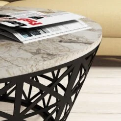 Woody Fashion Salontafel | 100% Melamine | Wit | Metalen Frame 7 Woody Fashion Salontafel | 100% Melamine | Wit | Metalen Frame -Emob 845HCT2862 20 203 6afe