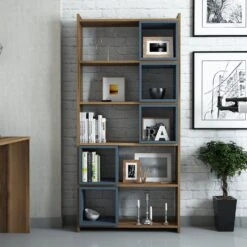 Woody Fashion 100% Melamine Boekenplank | Walnoot Chalcedoon -Emob 845HCT3602 20 203 42f4