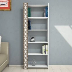 Woody Boekenplank | 100% Melamine Gecoat | 18mm, 4mm CNC Reliëf | Wit 6 Woody Boekenplank | 100% Melamine Gecoat | 18mm, 4mm CNC Reliëf | Wit -Emob 845HCT3605 20 202 d253