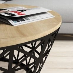 Woody Fashion Eiken Zwart Salontafel 9 Woody Fashion Eiken Zwart Salontafel -Emob 845HCT5225 20 203 743f