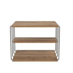 Elegante 2-Tier Bijzettafel | Atlantic Pine Zwart 7 Elegante 2-Tier Bijzettafel | Atlantic Pine Zwart -Emob 854KLN2813 20 203 dda3