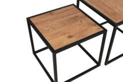 Salontafel Set | Metalen Poten | 100% Melamine Gecoat | Walnoot Zwart 21 Salontafel Set | Metalen Poten | 100% Melamine Gecoat | Walnoot Zwart -Emob 854KLN2902 20 2011 a2df