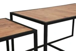 Salontafel Set | Metalen Poten | 100% Melamine Gecoat | Walnoot Zwart 18 Salontafel Set | Metalen Poten | 100% Melamine Gecoat | Walnoot Zwart -Emob 854KLN2902 20 2012 d3c2