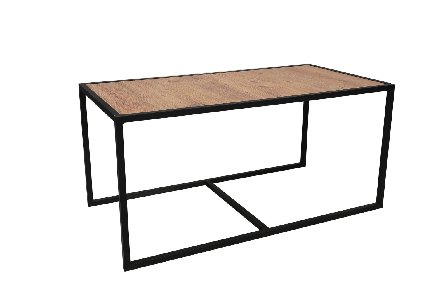 Salontafel Set | Metalen Poten | 100% Melamine Gecoat | Walnoot Zwart 5 Salontafel Set | Metalen Poten | 100% Melamine Gecoat | Walnoot Zwart - Afbeelding 5