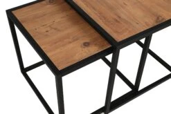 Salontafel Set | Metalen Poten | 100% Melamine Gecoat | Walnoot Zwart 22 Salontafel Set | Metalen Poten | 100% Melamine Gecoat | Walnoot Zwart -Emob 854KLN2902 20 208 467a