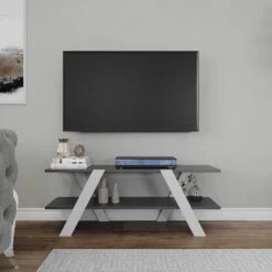 Kalune TV Stand | 18mm Dik | 120cm Breedte | Wit Antraciet
