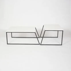 Moderne Chique Salontafel Set | Woody Mode | Melamine Gecoat | Wit/Zwart 14 Moderne Chique Salontafel Set | Woody Mode | Melamine Gecoat | Wit/Zwart -Emob 855DTE2915 20 203 f681