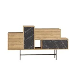 Modern Eiken Antraciet Console 160cm | 18mm 100% Melamine Gecoat 8 Modern Eiken Antraciet Console 160cm | 18mm 100% Melamine Gecoat -Emob 855DTE4223 20 205 aa17