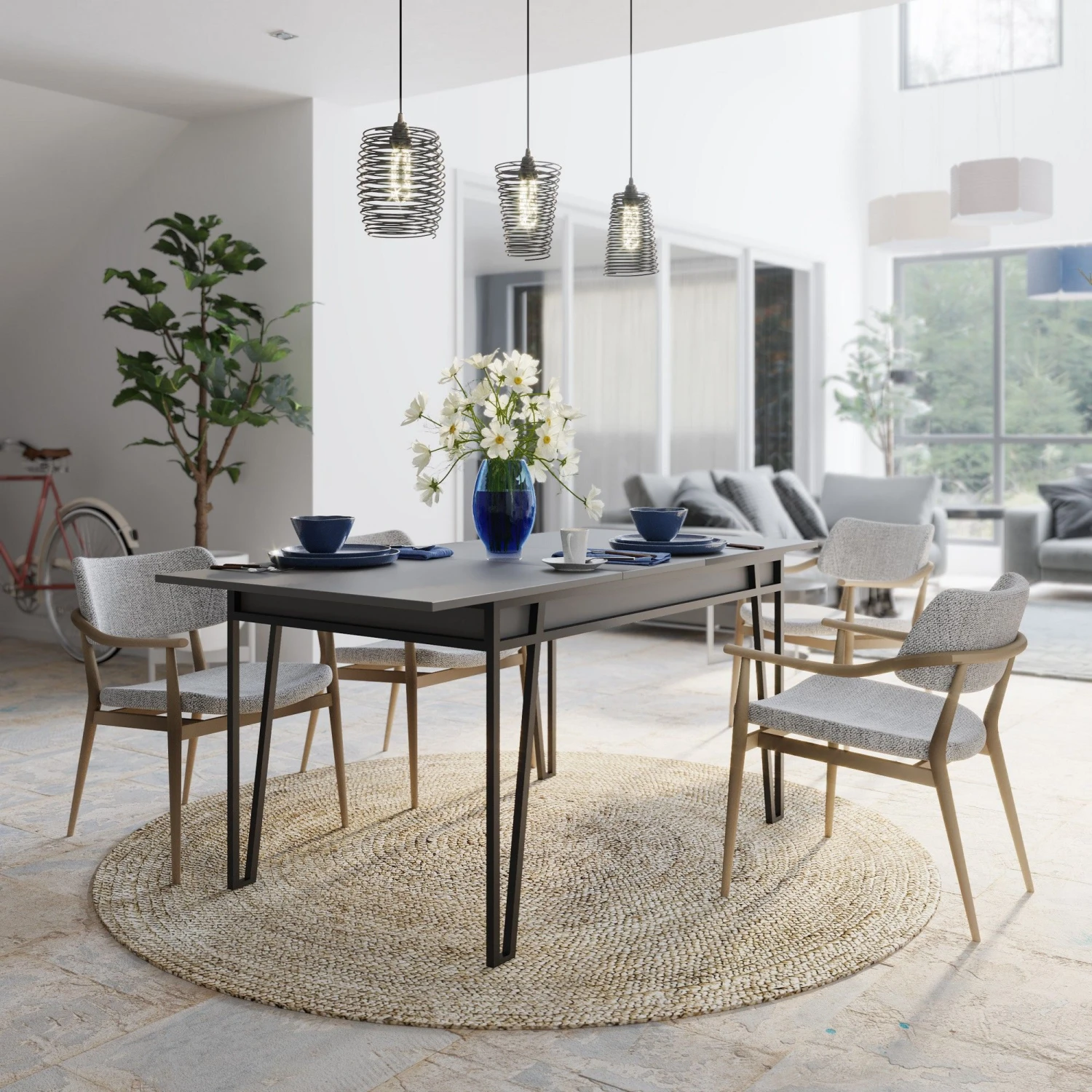 Woody Fashion Eettafel | Melamine Gecoat Bord 4 Woody Fashion Eettafel | Melamine Gecoat Bord - Afbeelding 4